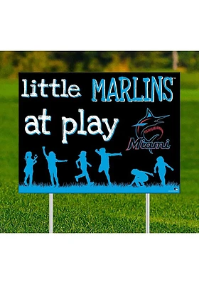 Miami Marlins Little Fans at Play Yard Sign - Blue