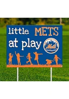 New York Mets Little Fans at Play Yard Sign - Blue