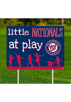 Washington Nationals Little Fans at Play Yard Sign - Red