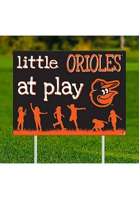 Baltimore Orioles Little Fans at Play Yard Sign - Orange