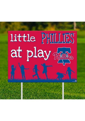 Philadelphia Phillies Little Fans at Play Yard Sign - Red