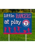 Texas Rangers Little Fans at Play Yard Sign - Blue