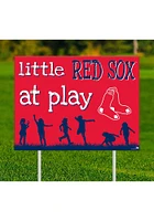Boston Red Sox Little Fans at Play Yard Sign - Red
