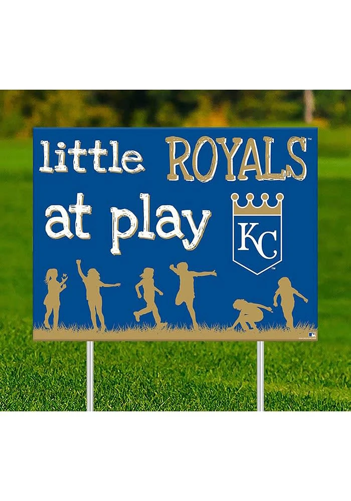 Kansas City Royals Little Fans at Play Yard Sign - Blue