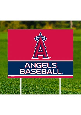 Los Angeles Angels Team Yard Sign - Red