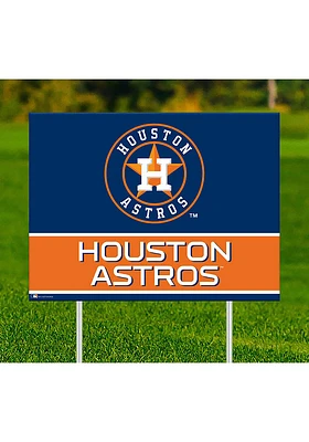 Houston Astros Team Yard Sign - Navy Blue