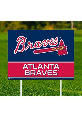Atlanta Braves Team Yard Sign - Blue