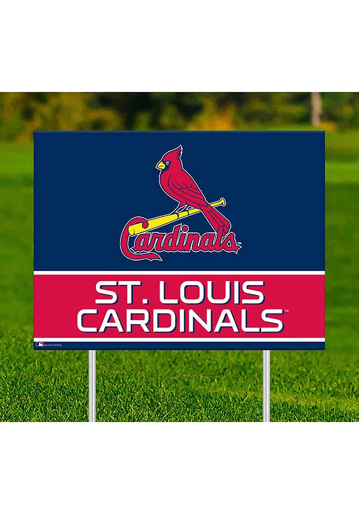 St Louis Cardinals Team Yard Sign - Red
