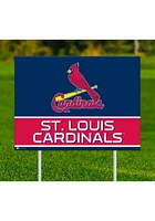 St Louis Cardinals Team Yard Sign - Red