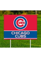 Chicago Cubs Team Yard Sign - Blue