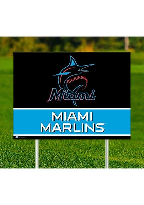 Miami Marlins Team Yard Sign - Blue