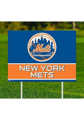 New York Mets Team Yard Sign - Blue