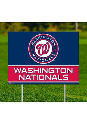 Washington Nationals Team Yard Sign - Red
