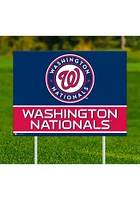 Washington Nationals Team Yard Sign - Red
