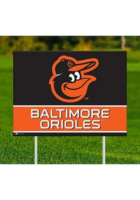 Baltimore Orioles Team Yard Sign - Orange