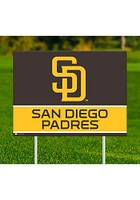 San Diego Padres Team Yard Sign - Brown