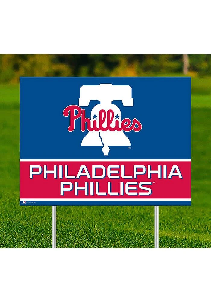 Philadelphia Phillies Team Yard Sign - Red