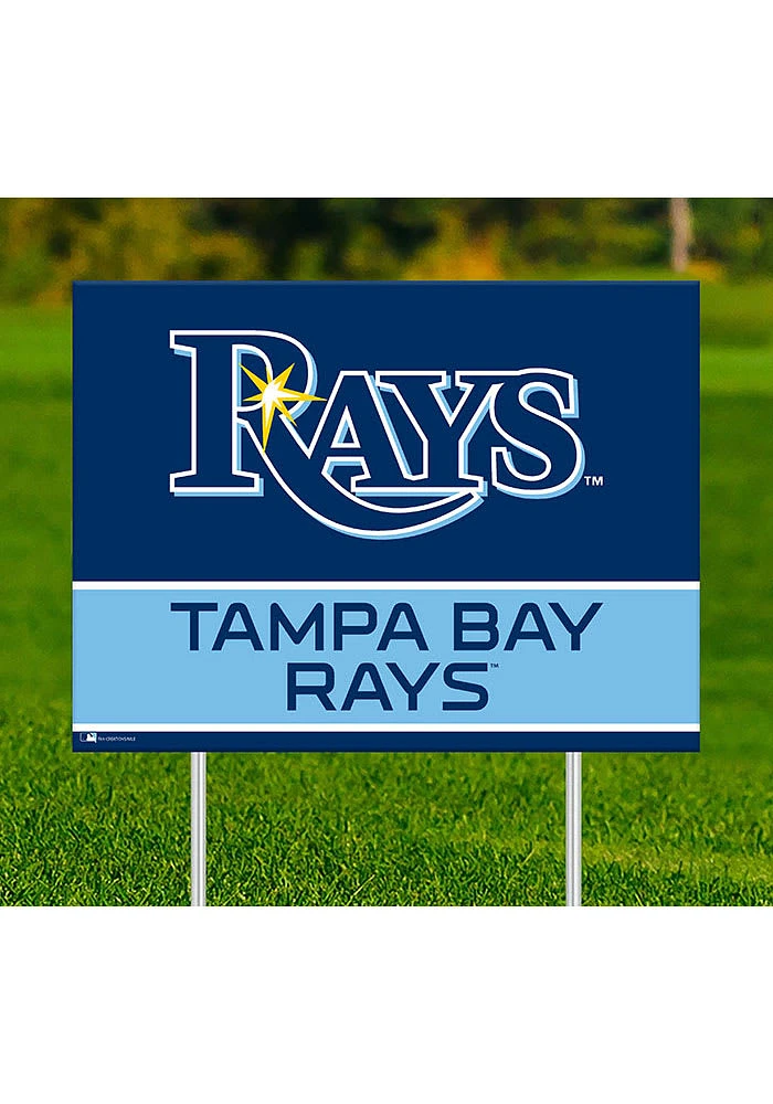 Tampa Bay Rays Team Yard Sign - Blue