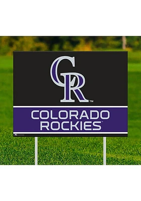 Colorado Rockies Team Yard Sign - Purple