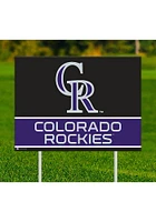 Colorado Rockies Team Yard Sign - Purple