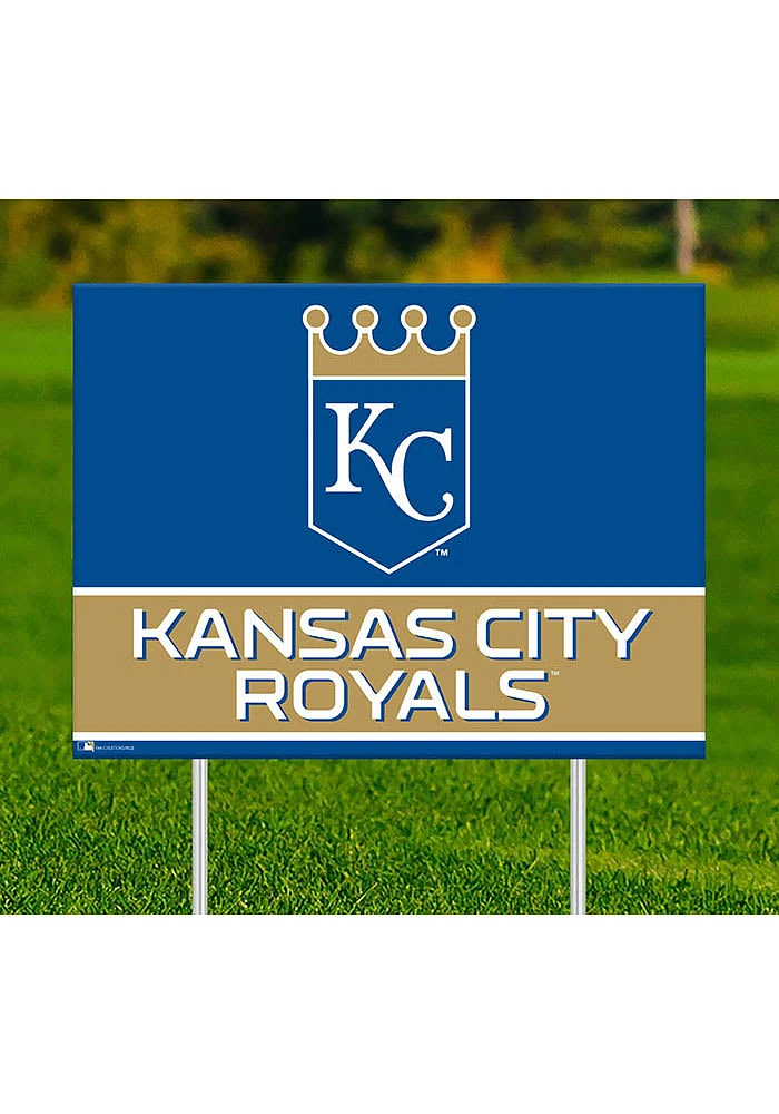 Kansas City Royals Team Yard Sign - Blue