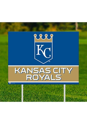 Kansas City Royals Team Yard Sign - Blue