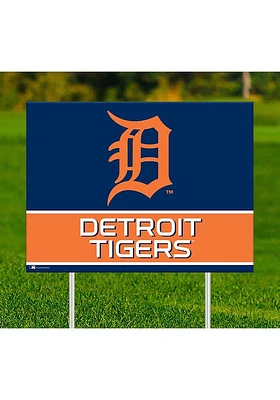Detroit Tigers Team Yard Sign - Navy Blue