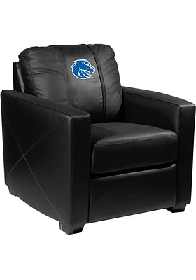 Boise State Broncos Faux Leather Club Desk Chair - Black