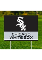 Chicago White Sox Team Yard Sign - Black