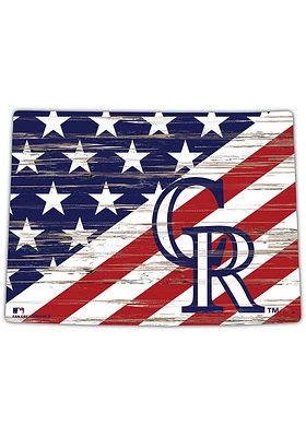 Colorado Rockies 12 Inch USA State Cutout Sign