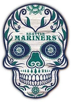 Seattle Mariners 12 Inch Sugar Skull Sign