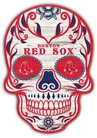 Boston Red Sox 12 Inch Sugar Skull Sign