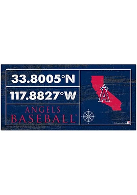 Los Angeles Angels Horizontal Coordinate Sign
