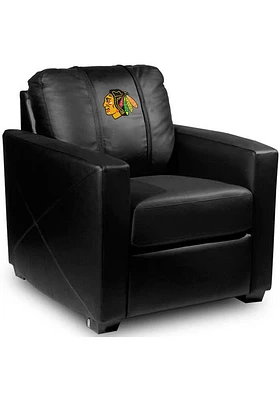 Chicago Blackhawks Faux Leather Club Desk Chair - Black