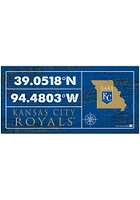 Kansas City Royals Horizontal Coordinate Sign - Blue