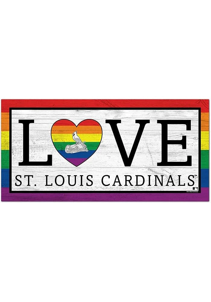 St Louis Cardinals LGBTQ Love Sign