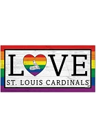 St Louis Cardinals LGBTQ Love Sign