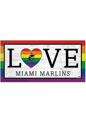 Miami Marlins LGBTQ Love Sign