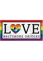 Baltimore Orioles LGBTQ Love Sign