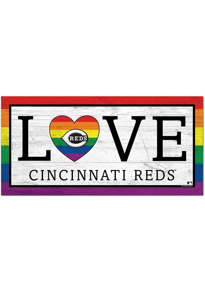 Cincinnati Reds LGBTQ Love Sign