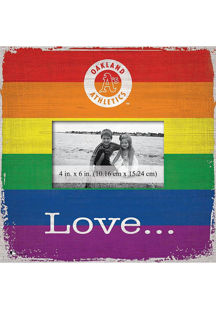 Oakland Athletics Love Pride Picture Frame