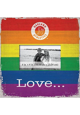 Oakland Athletics Love Pride Picture Frame
