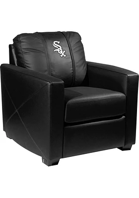 Chicago White Sox Faux Leather Club Desk Chair - Black