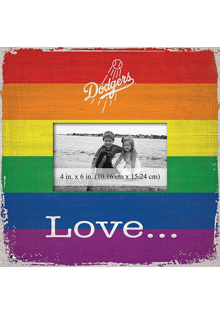 Los Angeles Dodgers Love Pride Picture Frame