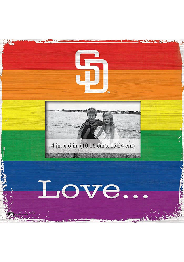 San Diego Padres Love Pride Picture Frame
