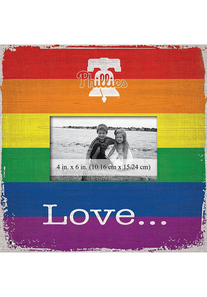 Philadelphia Phillies Love Pride Picture Frame