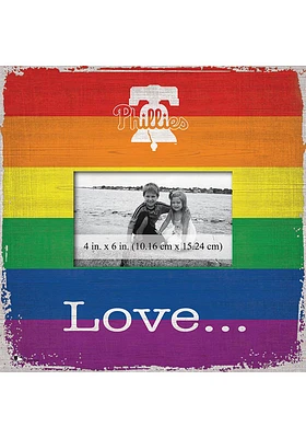 Philadelphia Phillies Love Pride Picture Frame