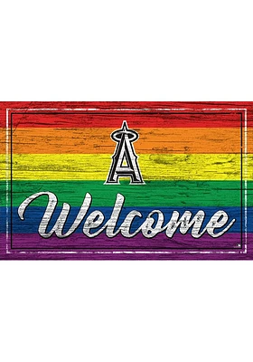Los Angeles Angels Welcome Pride Sign