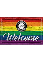 Oakland Athletics Welcome Pride Sign