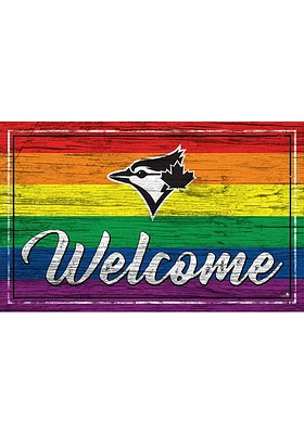 Toronto Blue Jays Welcome Pride Sign